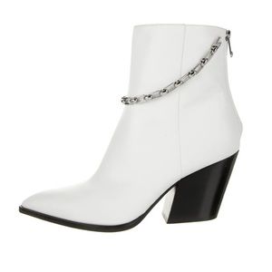 Stella Luna Nevada chain strap leather ankle boots